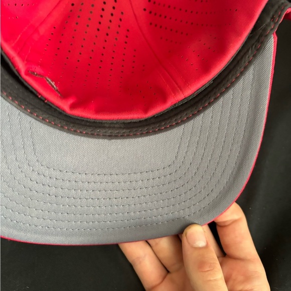 Vintage Pacific Headwear Style 474F Size L-XL Baseball Cap Red Bull Star Sporty - Picture 5 of 12